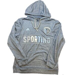 Sporting Kansas City MLS Adidas Soccer Hoodie-Small